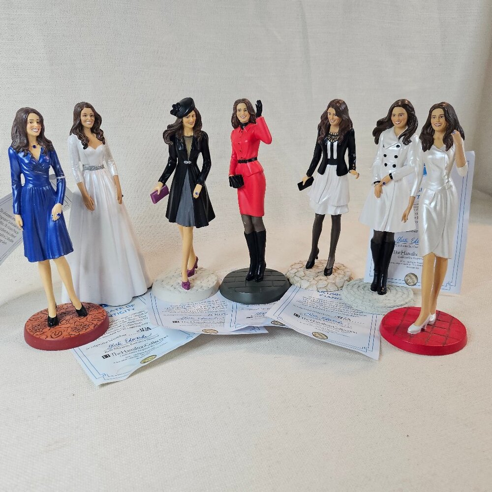 Kate Middleton, The Future Princess Collection - (7) Figurines